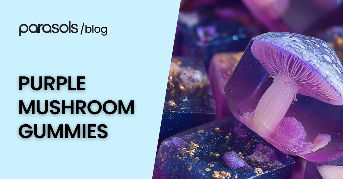 purple mushroom gummies featured image