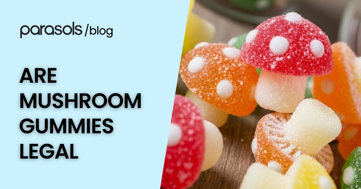 are mushroom gummies legal featured image