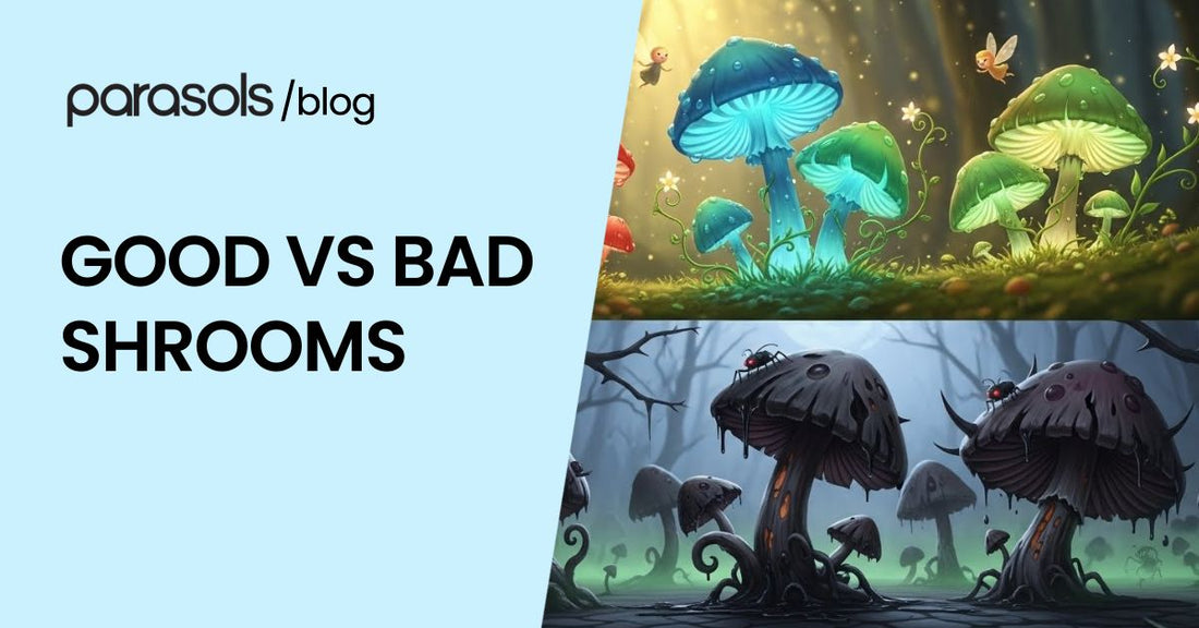 good vs bad shrooms featured image