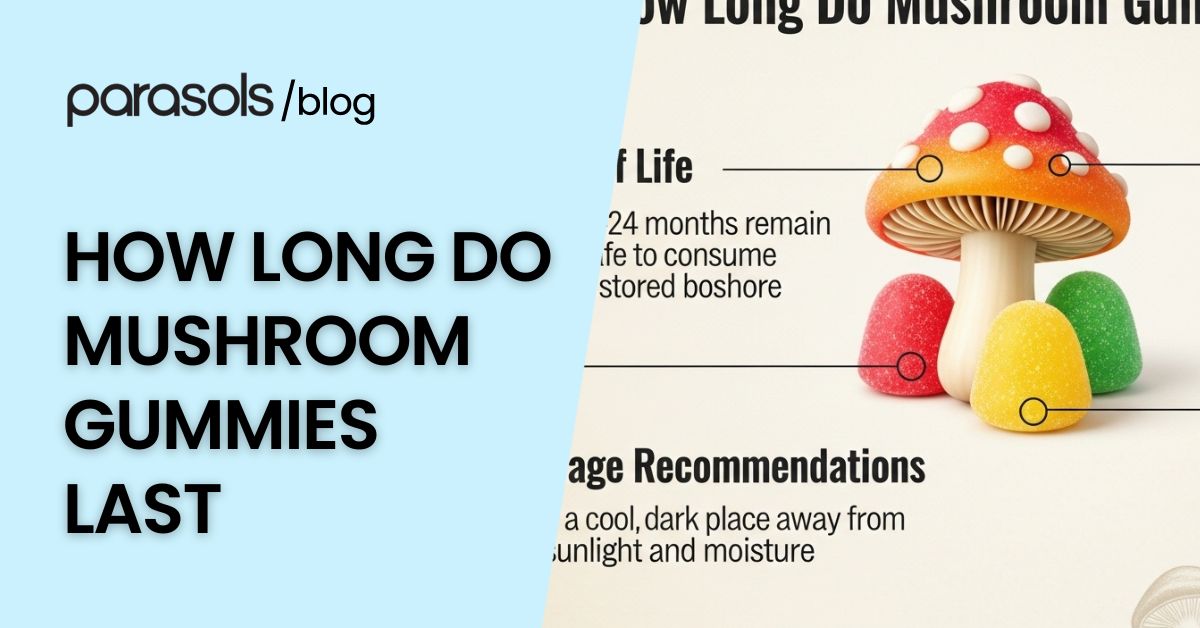 how long do mushroom gummies last featured image