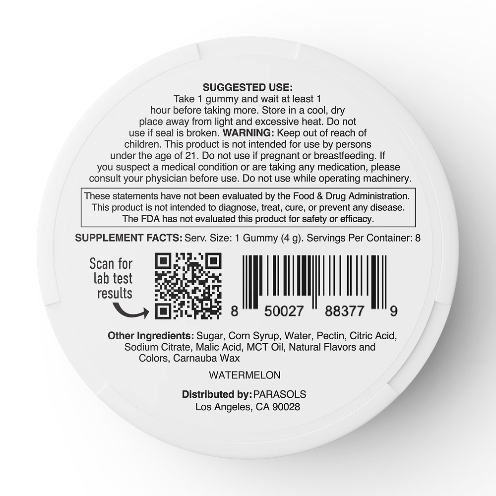 Magic Mushroom Gummies [Psilocybin-Free] Watermelon