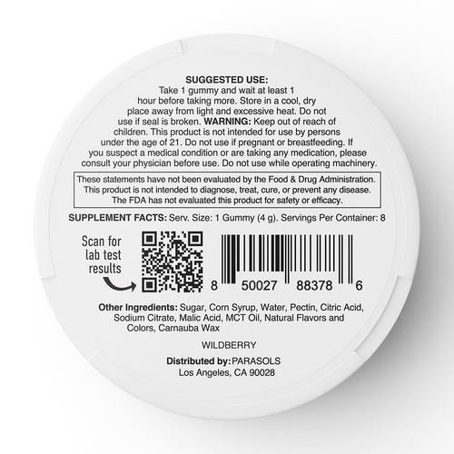 Magic Mushroom Gummies [Psilocybin-Free] Wildberry