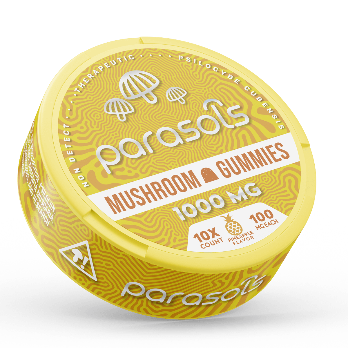 Magic Mushroom Gummies - Non Detect Pineapple 1000mg