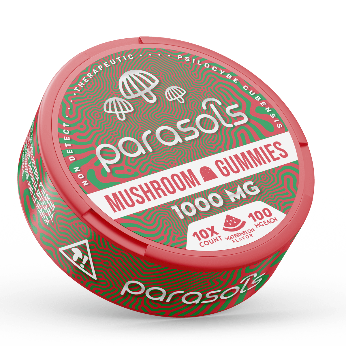 Magic Mushroom Gummies - Non Detect Watermelon 1000mg